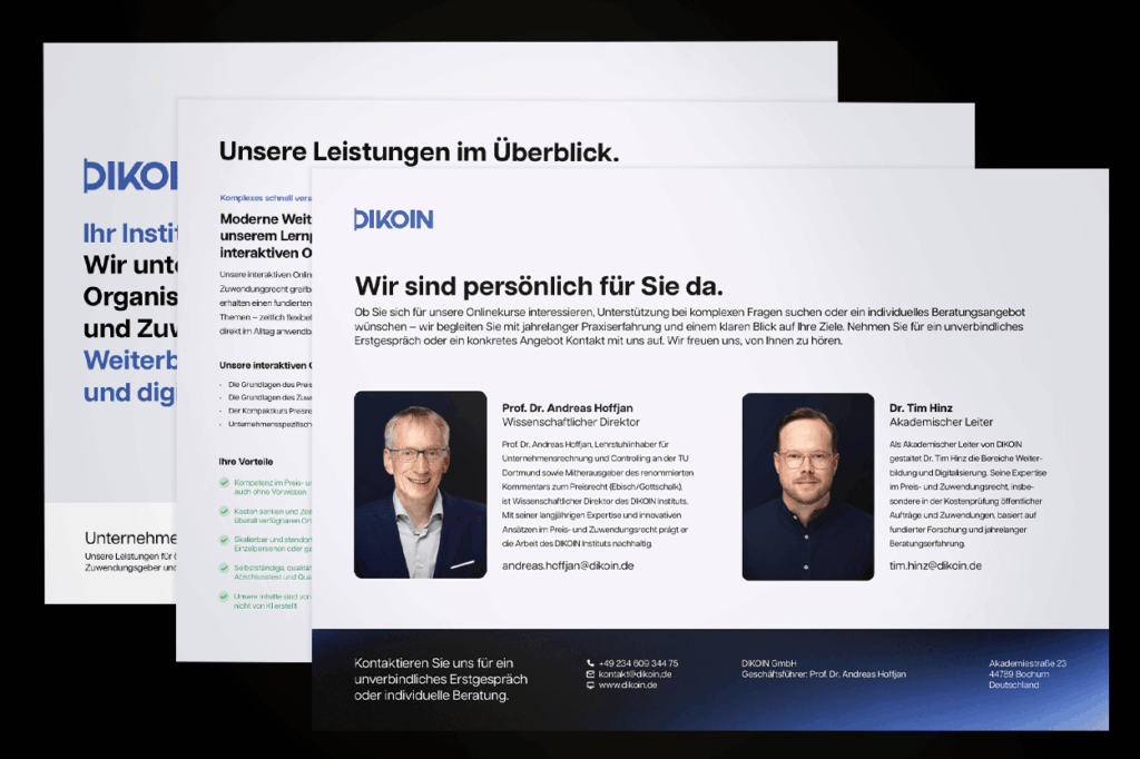 Vorschaubild unserer Unternehmenspräsentation als PDF Download